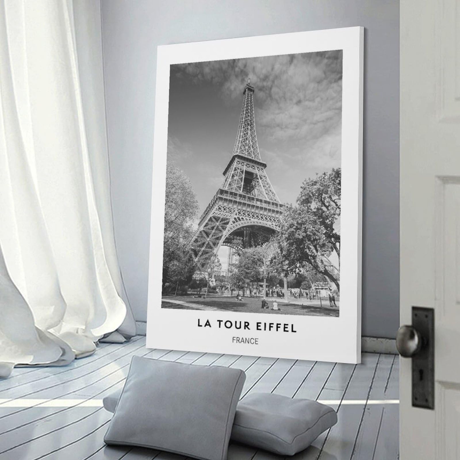 Wall Art Print Eiffel Tower, 24x36inch(60x90cm), for Contemporary Homes, Apartments Or Offices, An Easy Choice for New Home Styling