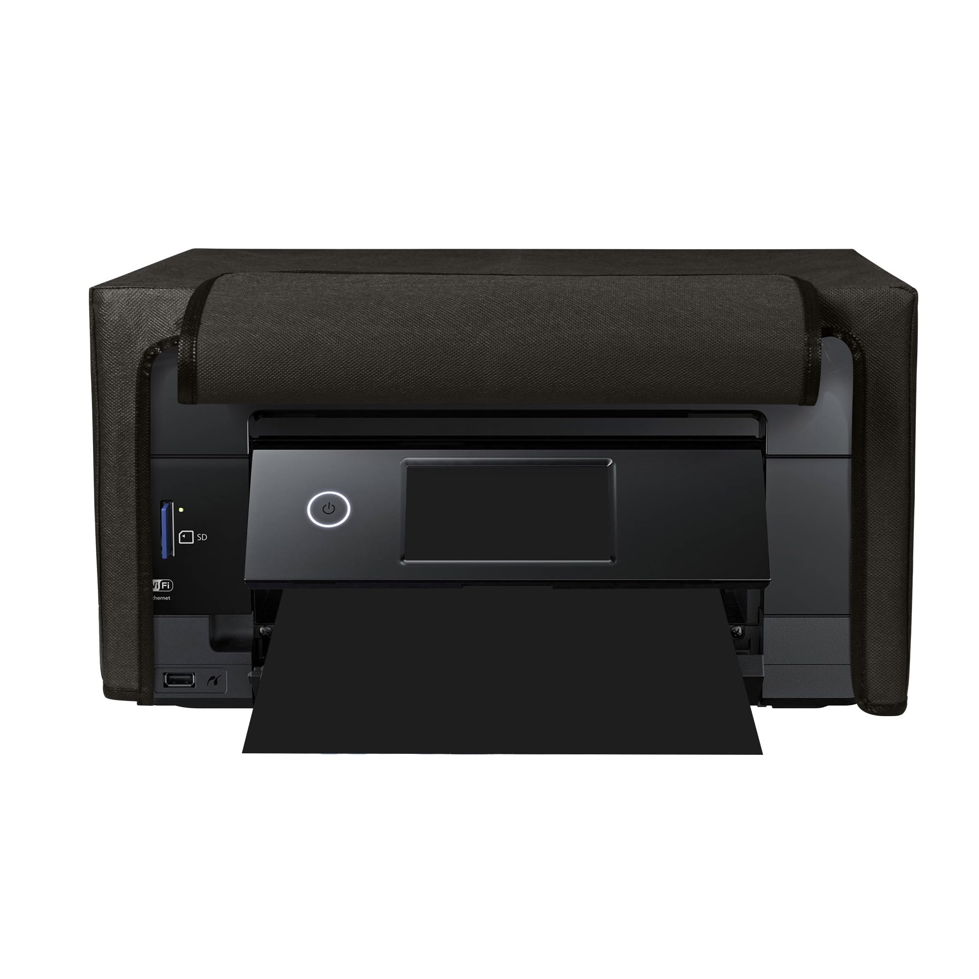 kwmobile Osłona przeciwpyłowa kompatybilna z Epson Expression Premium XP-7100 - etui na drukarkę, pokrowiec ochronny z tkaniny, ciemnoszary