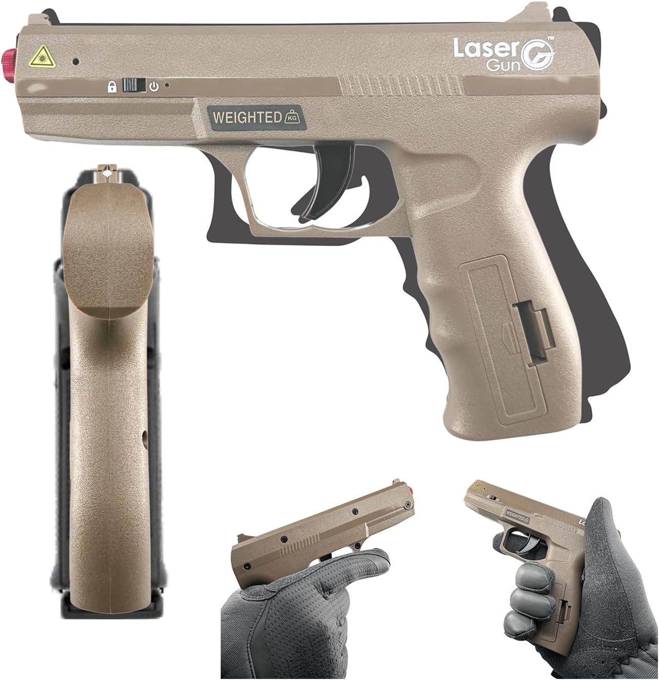 VariShot Laser Training Pistol (Not Universal), Compatible with VariShot & DartShot Target Systems, Dry Fire Practice, Class I Laser <0.396mW, 1 Pistol