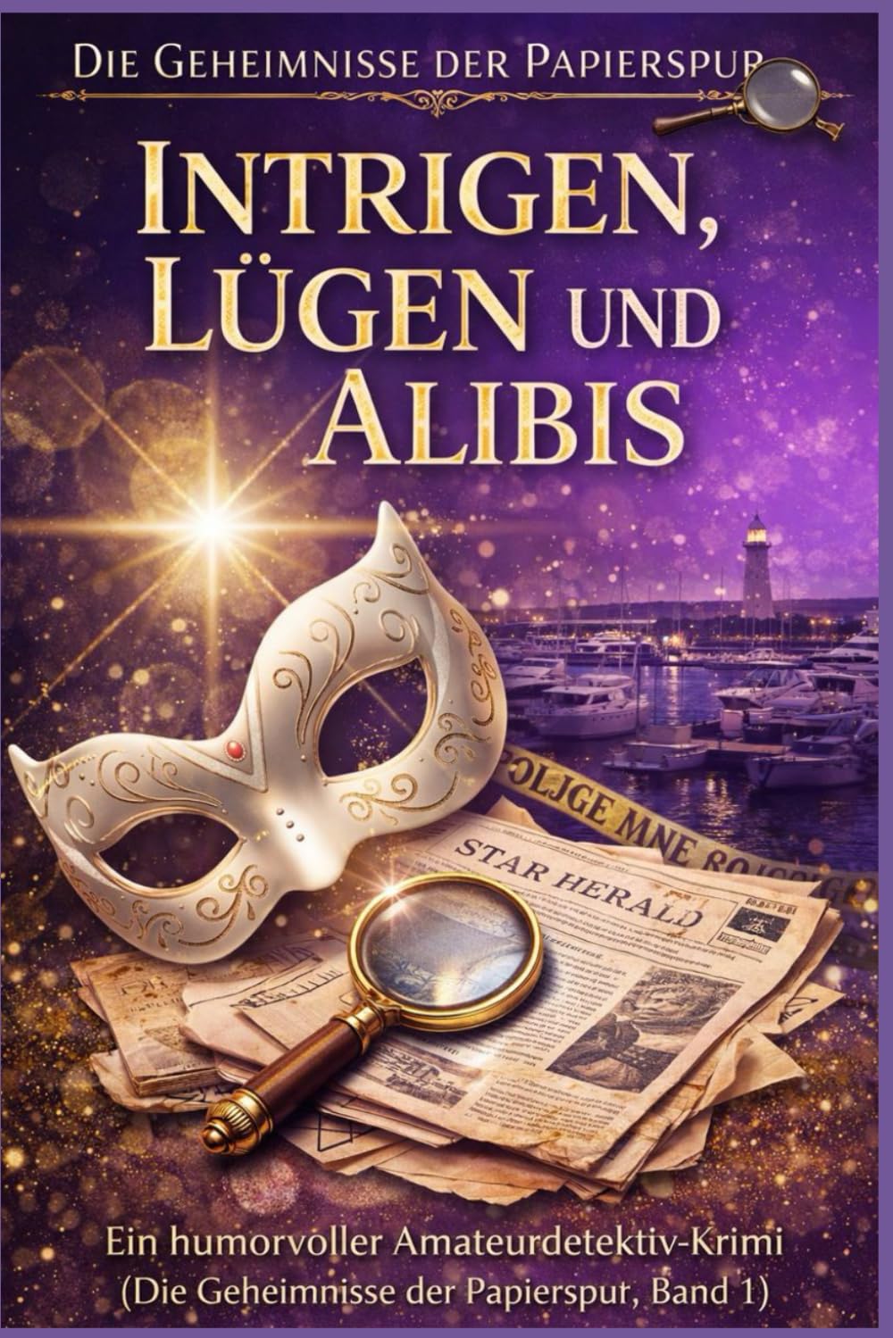 TINTE, LÜGEN UND ALIBIS: Ein humorvoller Amateurdetektiv-Krimi (Die Geheimnisse der Papierspur, Band 1)