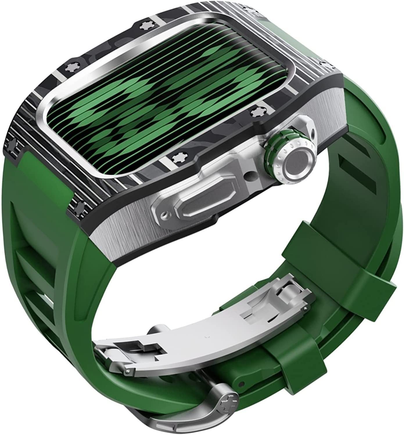 Bracelet montre Apple Watch 45mm caoutchouc fluor - 8