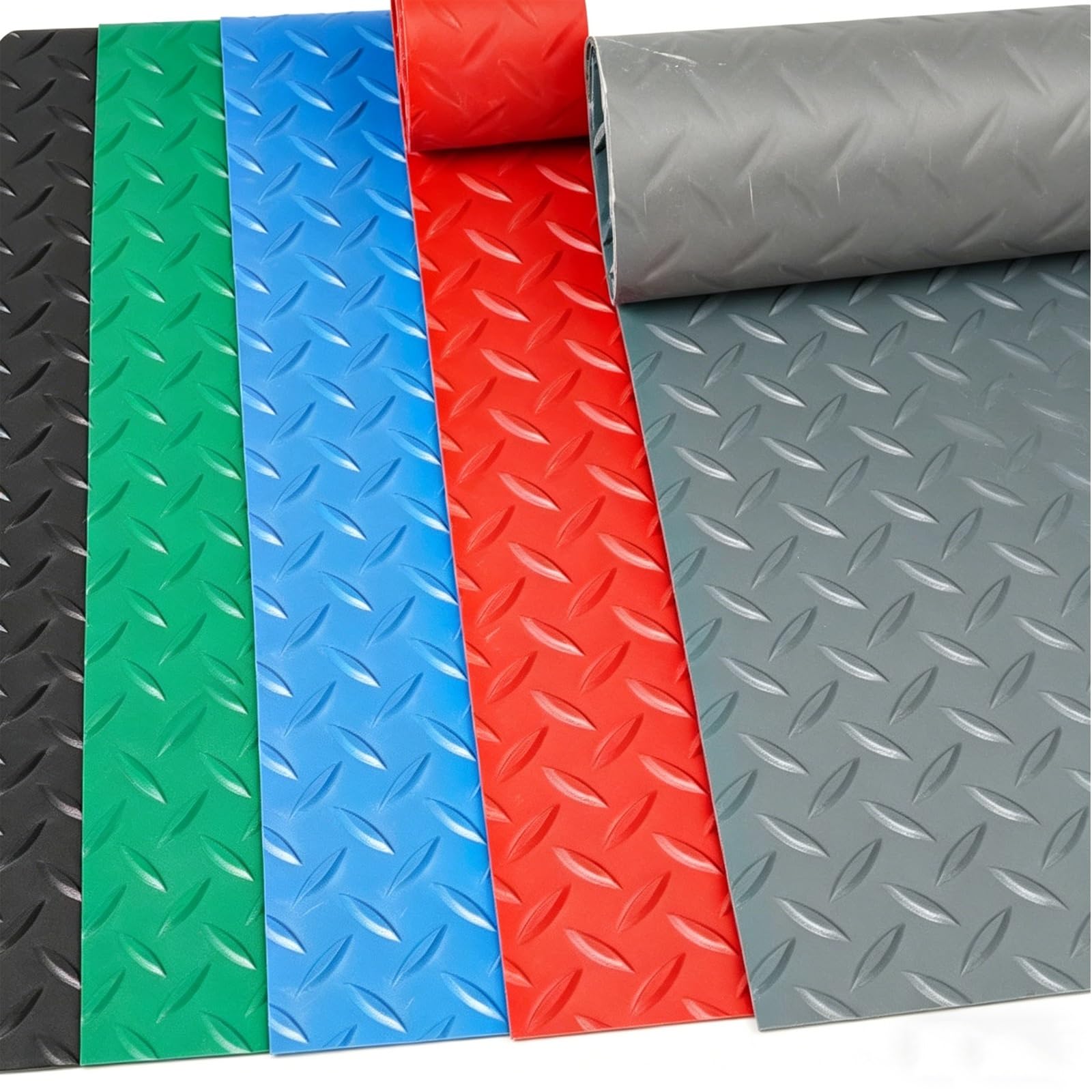 Tapis de sol de garage vert 1x1m étanche pour maison et sport
