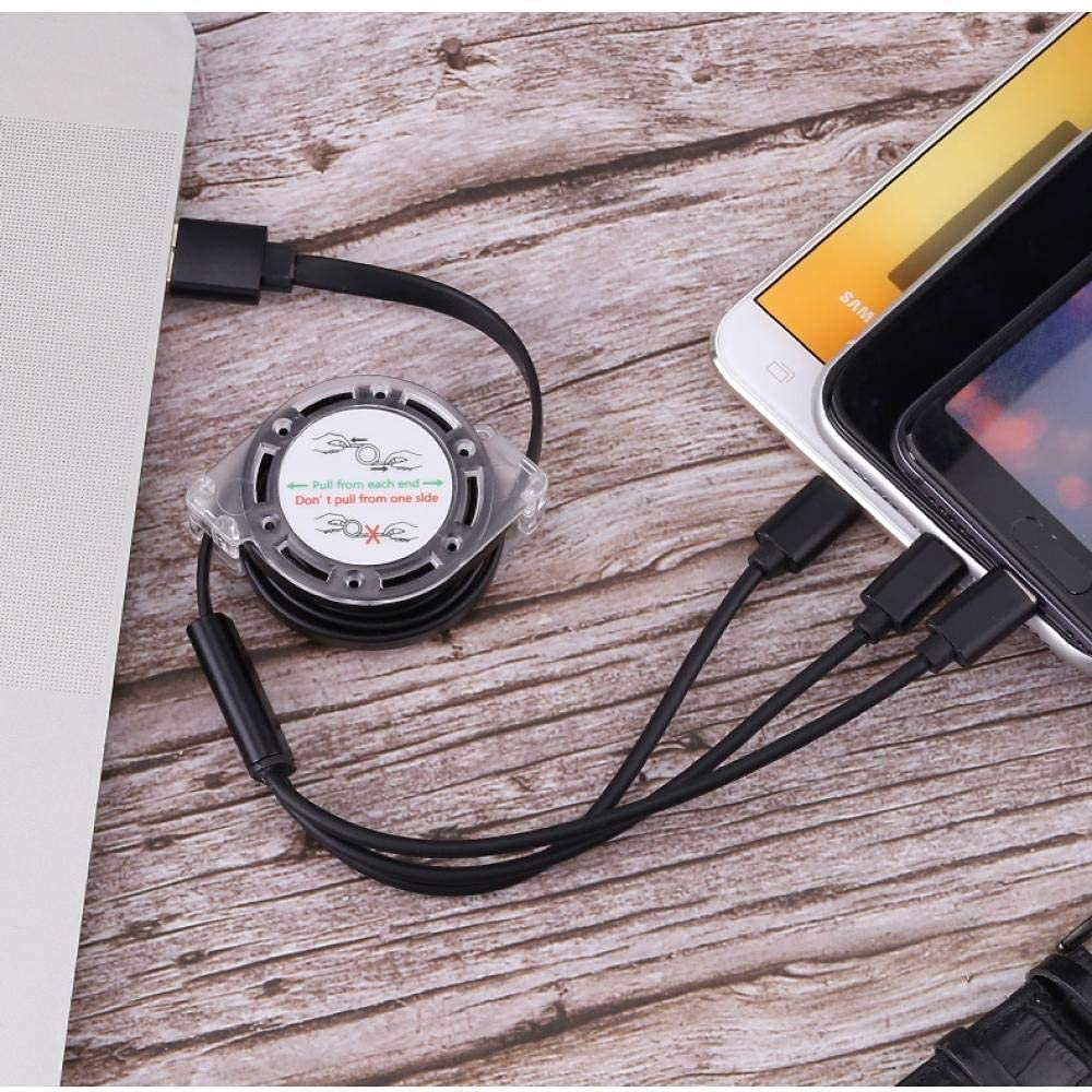 See full amazon price history chart for Kimloo Multi Retractable 3.0 Fast Charger Cord, Multiple Charging Cable 3-in-1 USB Charge Cord Compatible with Phone/Type C/Micro USB for All Android and iOS Smartphones (Black) Kimloo Multi Retractable 3.0 Fast Charger Cord, Multiple Charging Cable 3-in-1 USB Charge Cord Compatible with Phone/Type C/Micro USB for All Android and iOS Smartphones (Black) (B09JSMV4MK) Amazon Price History, Amazon Price Tracker