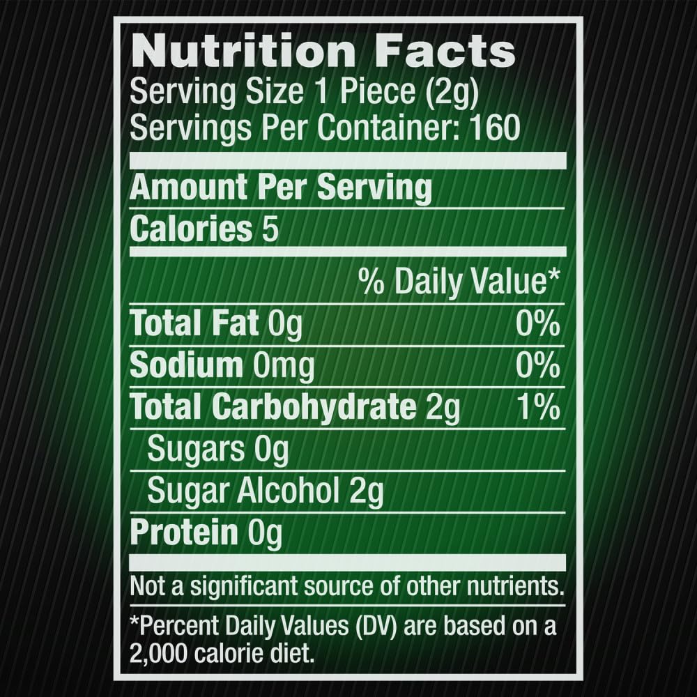 5 Rain Spearmint Sugarfree Gum, 6 Value Packs (36 packs total)