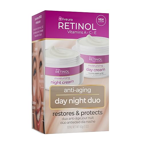 LIVAURA Retinol Anti-Aging, Vitamin Enriched Night Cream & Day Cream - Your 24 HOUR skincare duo that works day and night to give you