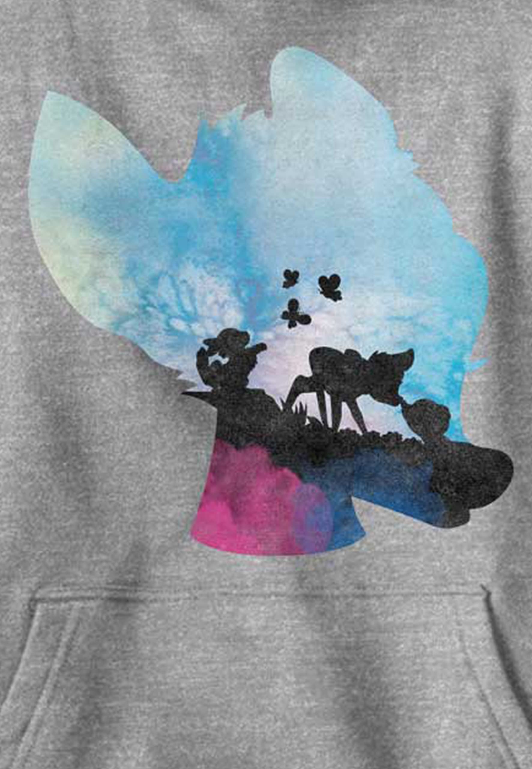 Disney Watercolor Bambi, Sudadera Bebe Niños Unisex^niños, Sportlich Heather,