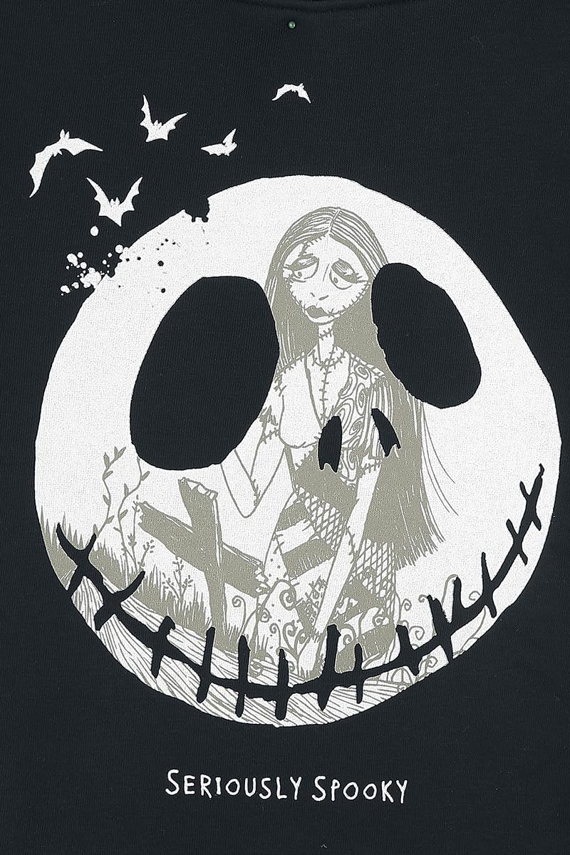 The Nightmare Before Christmas Jack Skellington & Sally - Seriously Spooky Frauen Kapuzenpullover schwarz/grau