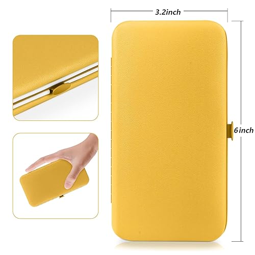 Miniatura 5 de Teamkio Juego de manicura de pedicura, juego de cortaúñas de pedicura, kit de higiene de viaje, juego de cuidado profesional de cortador de acero