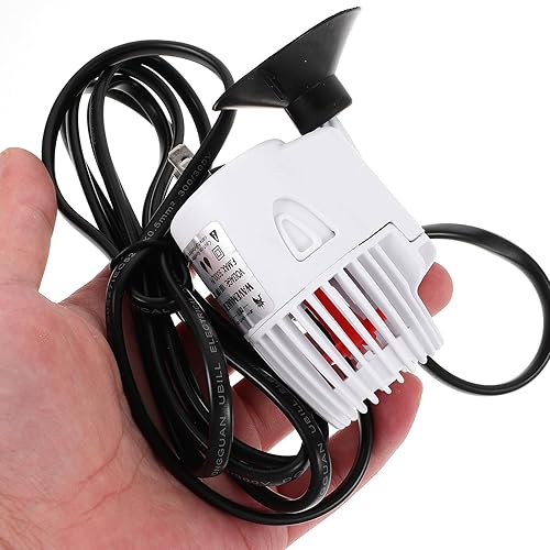 Miniatura 8 de Aquarium Wave Maker Pump with Suction Cup Bracket Powerful Circulation and Water Cleaning for Fish Tank Quiet Plastic Surf Pump with US Plug