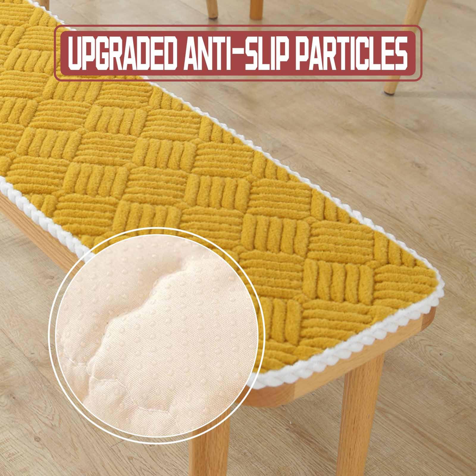 Cojines Banco Cocina 120x40 cm Cojín para Banco Interior Colchoneta para Bancos de Madera Cojines de Jardín Almohadones para Muebles de Exterior