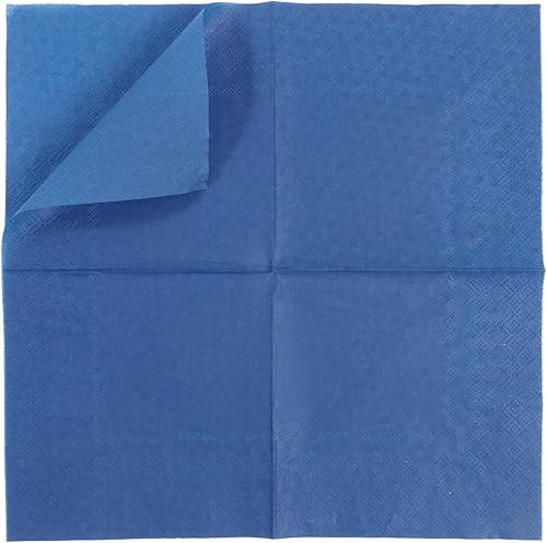 Miniatura 3 de Paquete de 100 servilletas de cóctel de 2 capas plegadas de 5 x 5 pulgadas, servilletas desechables para cenas, bodas, fiestas de cumpleaños, bodas,