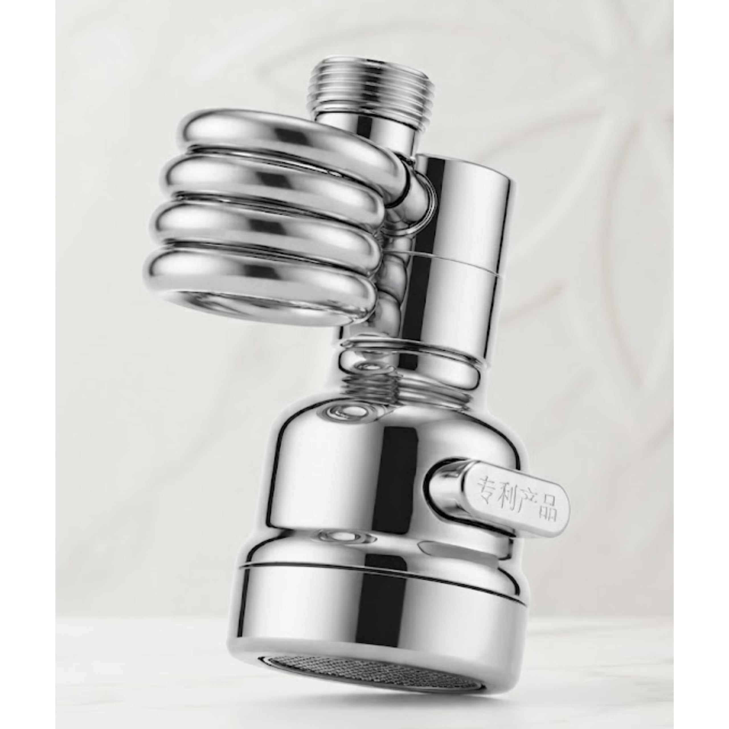 Splash Proof Faucet Nozzle 360 Swivel Tap RMR JAIHIND EP | Sunvora Rotating Tap Extender 3 Spray Settings Chrome Plated Faucet Nozzle for Sink RMR JAIHIND EP-image-43