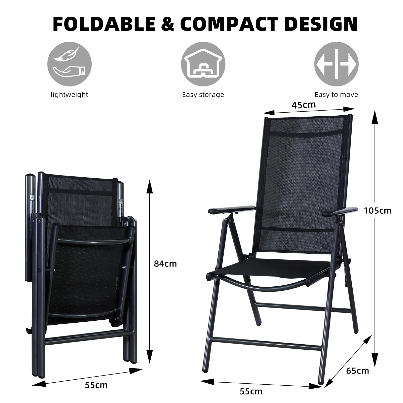 aluminium stackable chairs