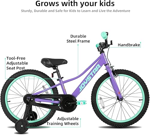 Miniatura 3 de JOYSTAR NEO - Bicicleta infantil de 20 pulgadas para niños y niñas de 7 a 12 años, bicicleta de montaña para niños de 20 pulgadas con ruedas de