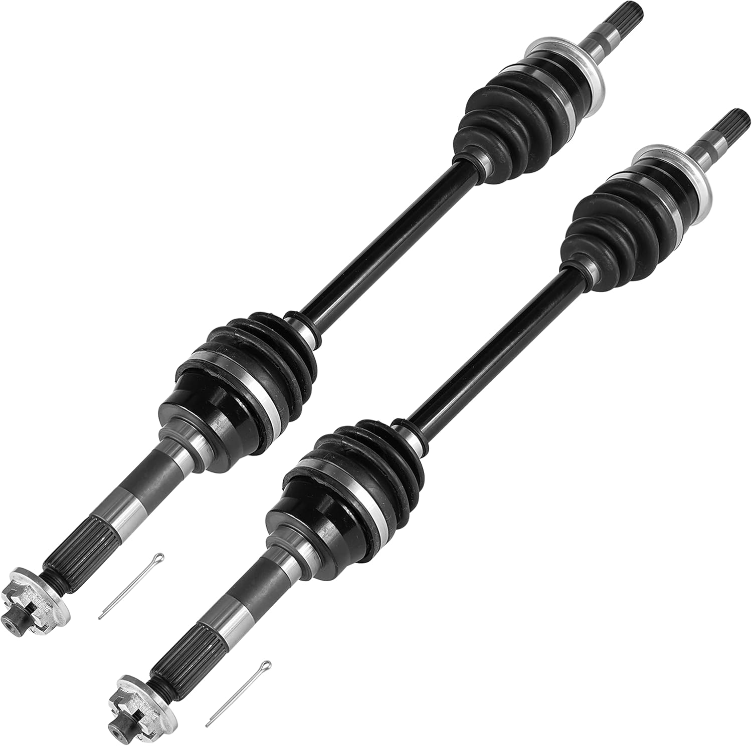Caltric Front CV Axle Set For Kawasaki Mule 3010 & 4010 Diesel & Gas Models (2003-2024) - Left & Right Complete Axles