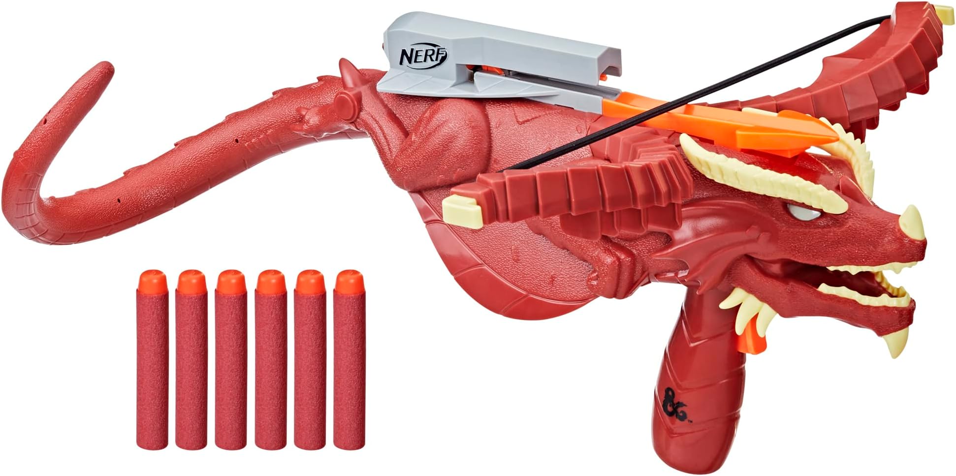 Dungeons & Dragons Themberchaud Dart Crossbow, 6 Elite Darts, D&D Outdoor Games, Blaster Toys, Ages 8 & Up