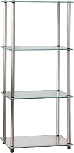 Miniatura 1 de Convenience Concepts Designs2Go Classic Glass - Torre de 4 niveles vidrio