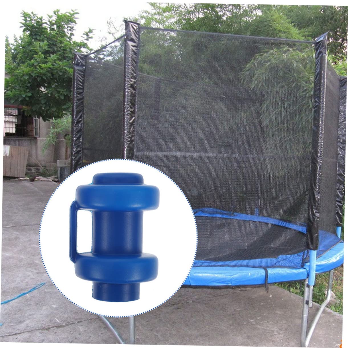 GRIRIW 6Pcs Wear Resistant Trampoline Rod Caps Durable Trampoline Accessories for Secure Installation Fit for Various Trampolines Easy to Install Strong Plastic