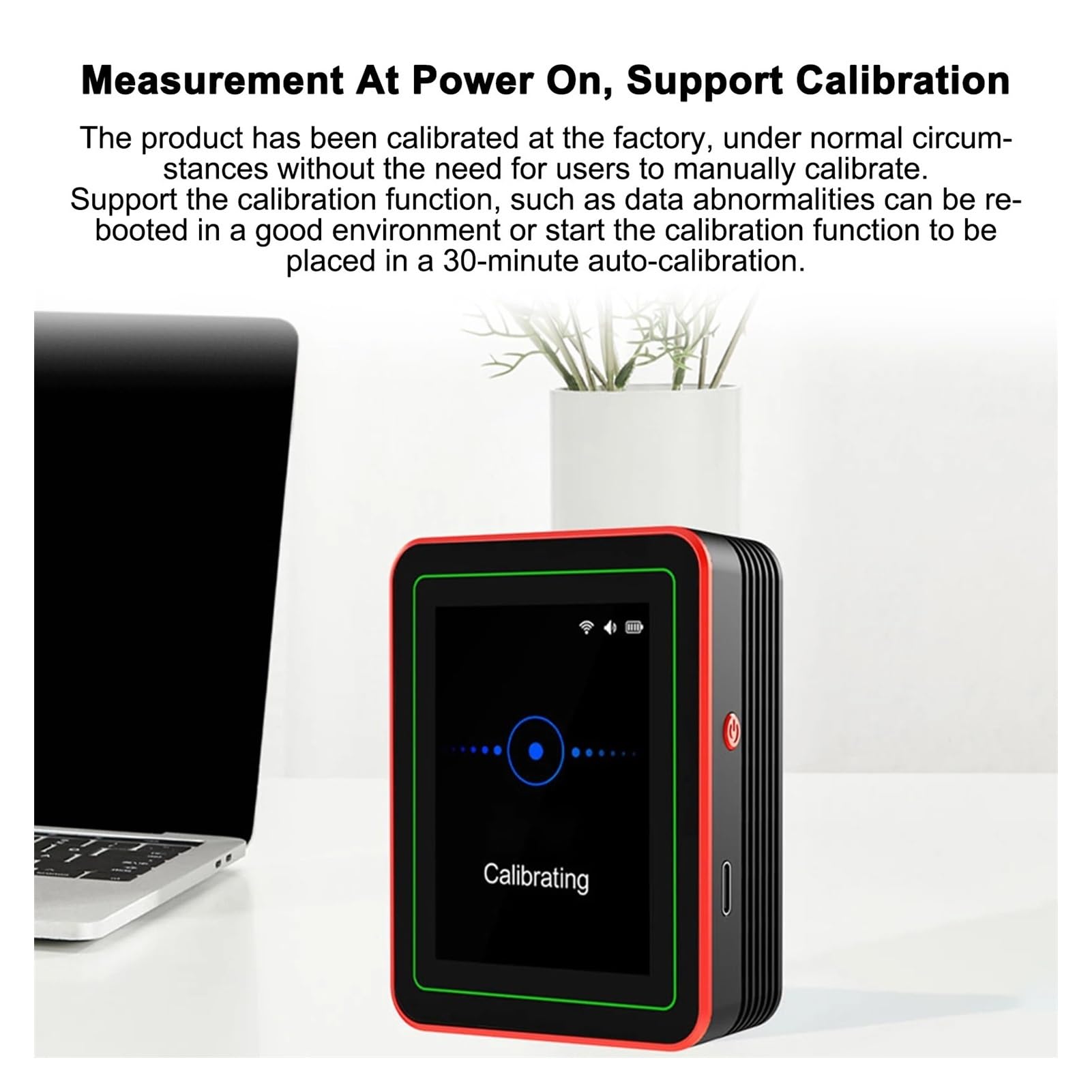 Monitor de calidad del aire, Detector De Calidad Del Aire WiFi 15 En 1 CO/CO2/HCHO/TVOC//PM0.3/PM1.0/PM2.5/PM10/temperatura/humedad/monitor(15 in 1 WIFI White)