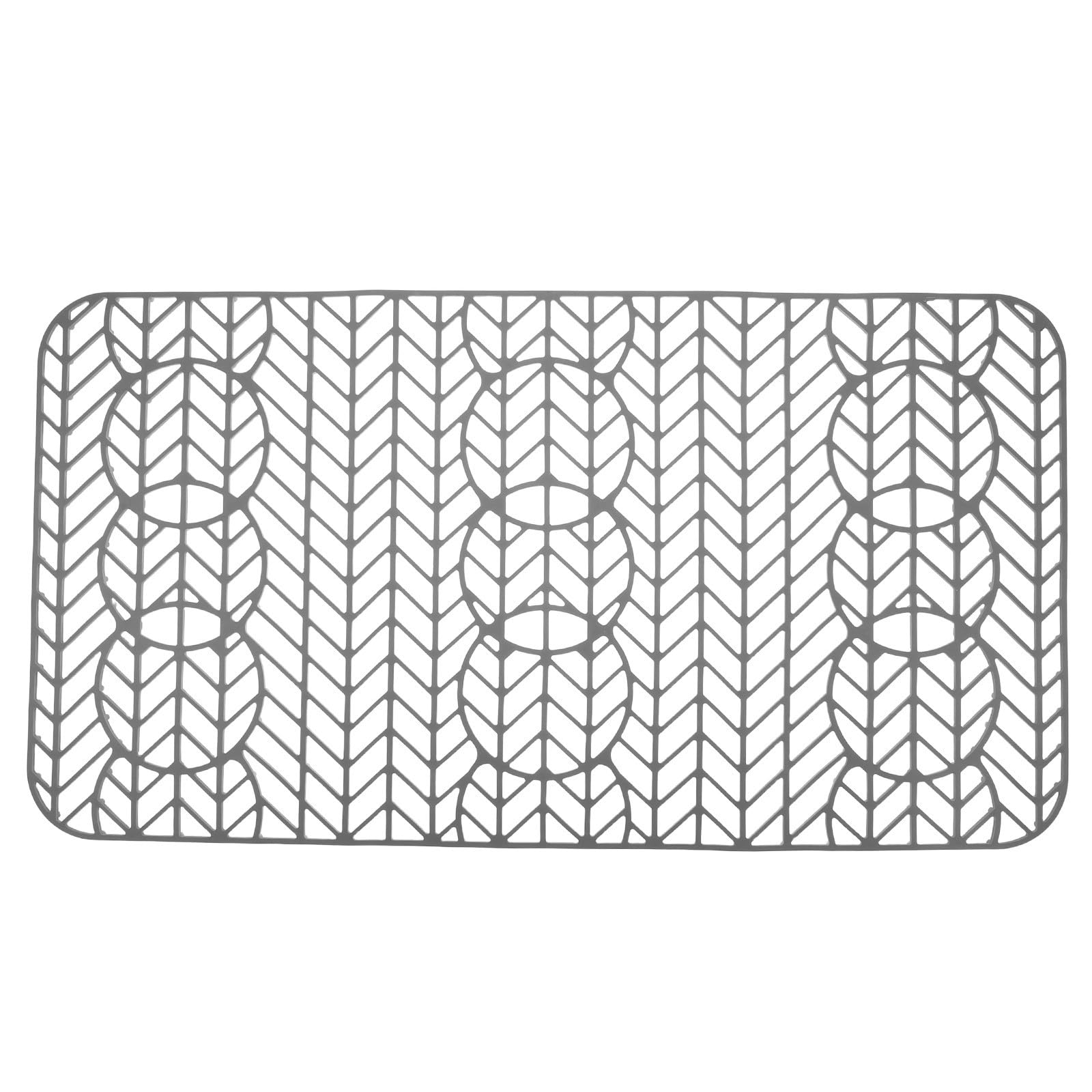 Alfombrilla de fregadero Zerodeko para organizar y secar utensilios de cocina de forma limpia