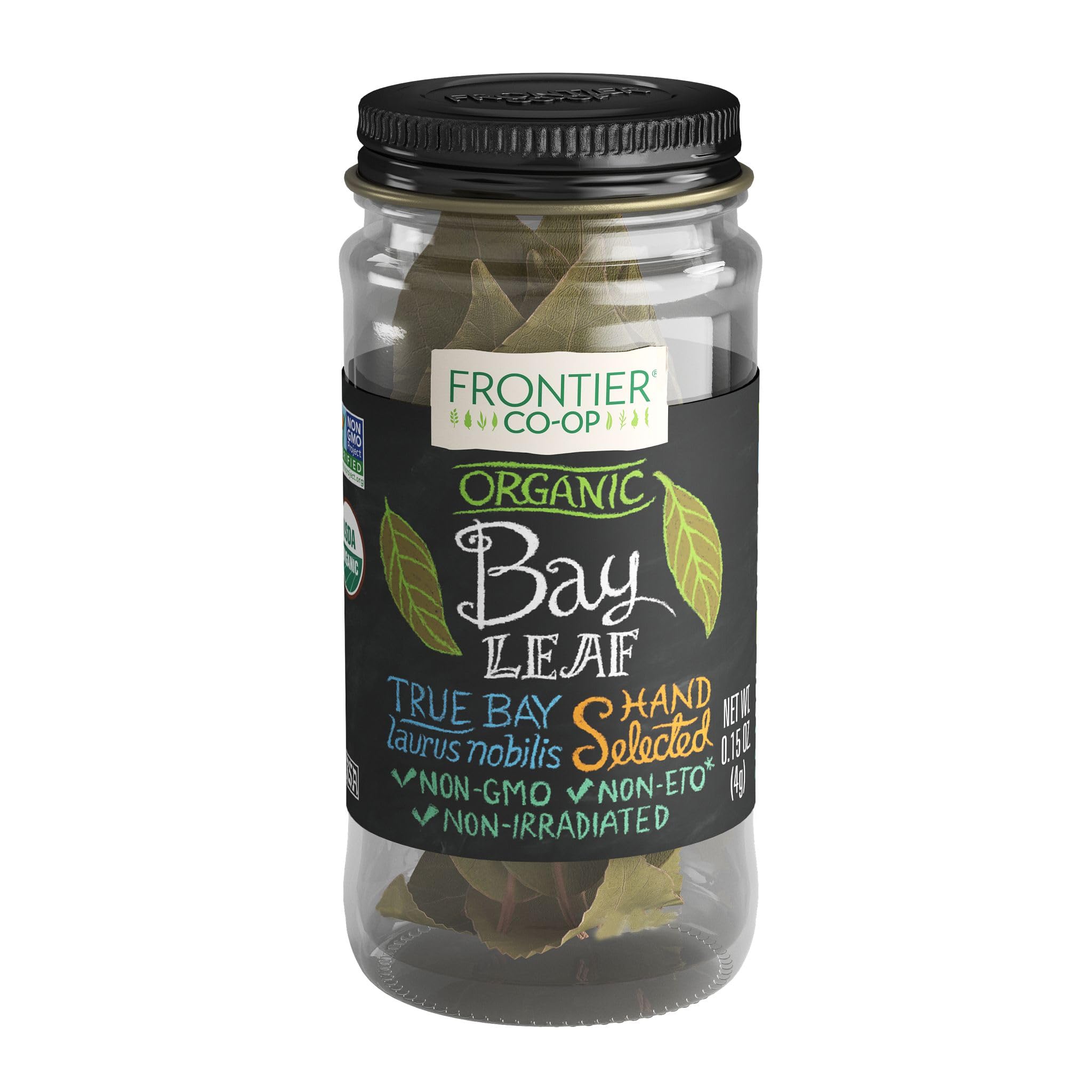Frontier Herb Organic Whole Bay Leaf, 0.15 oz