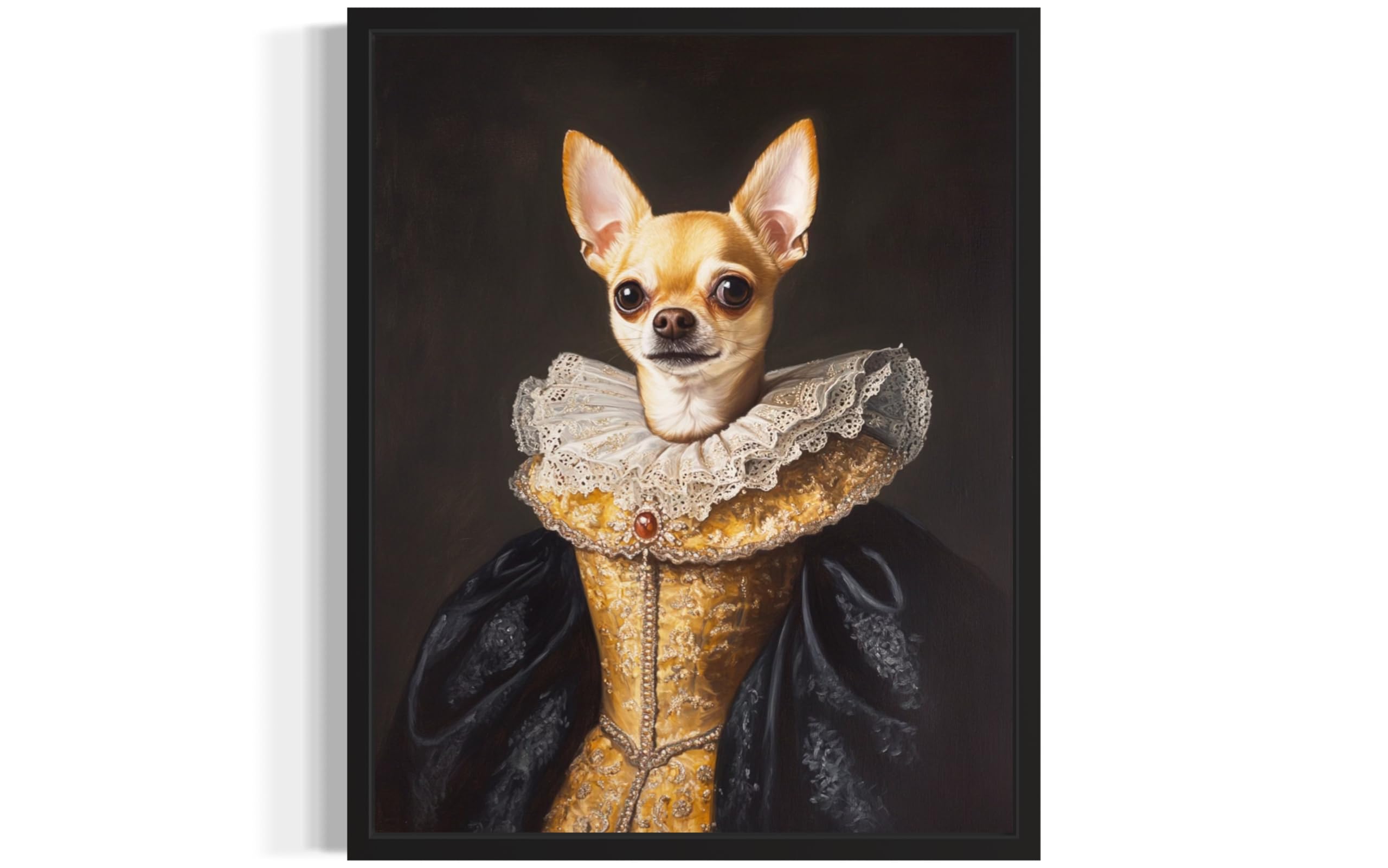 Chihuahua さま Amazon.com: aj decor Chihuahua Victorian Queen Wall Art Print
