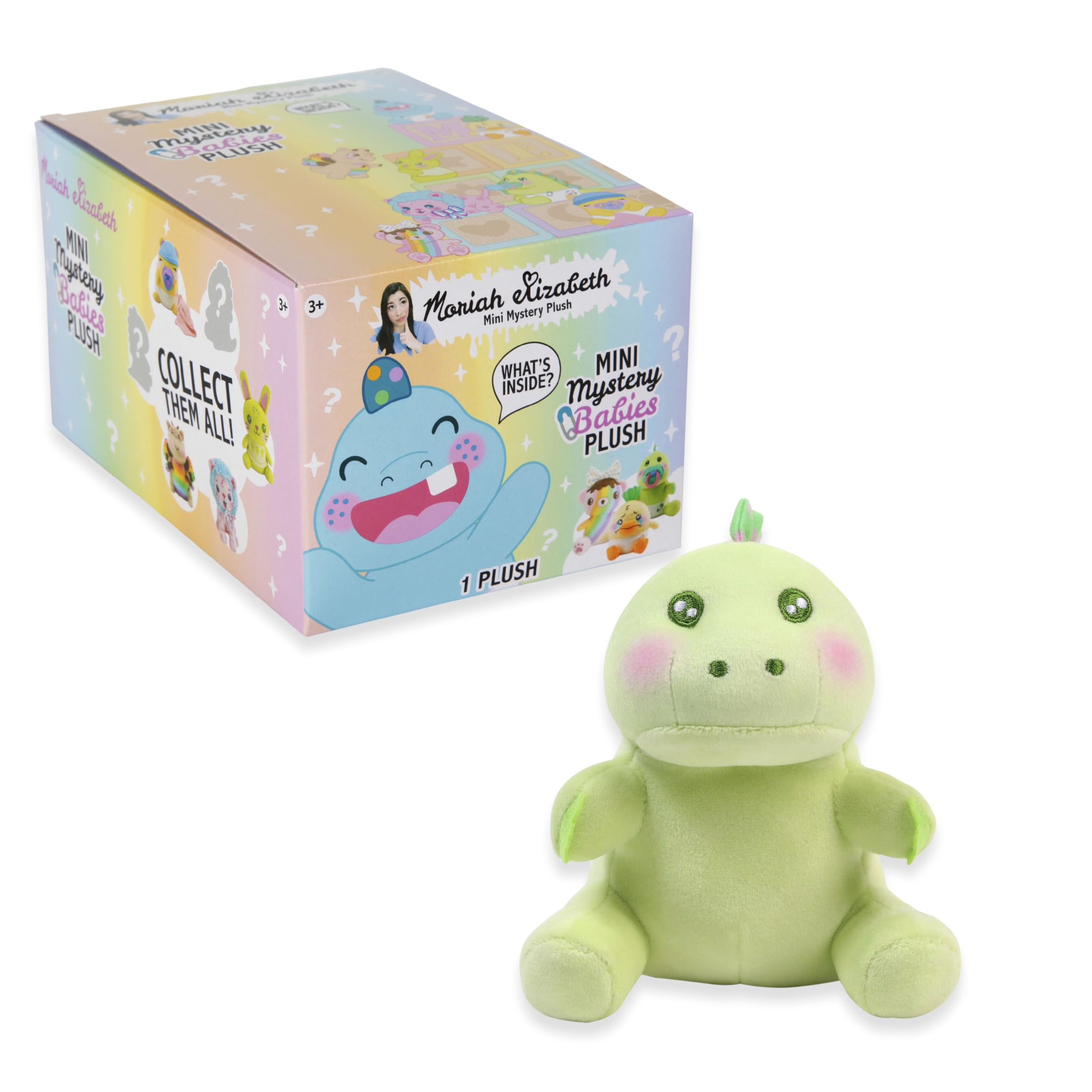 Moriah Elizabeth Mini tajemniczy plusz, seria 4, Baby Mystery Plush, YouTube Craft Channel, Blind Box, 1 z 8 możliwych, oficjalny produkt