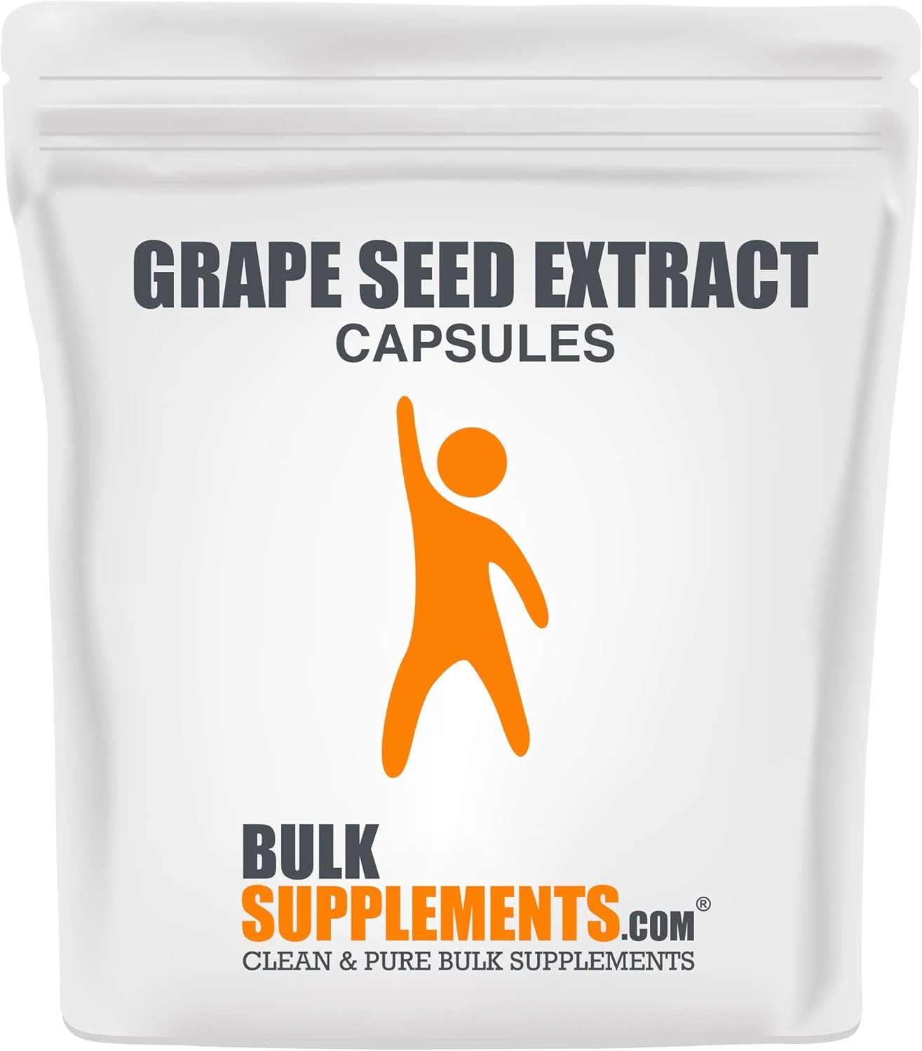 BulkSupplements Grape Seed Extract Capsules 200 mg - Antioxidant Supplement - Polyphenols Supplement (100 Vegetarian Capsules - 100 Servings) : Health & Household