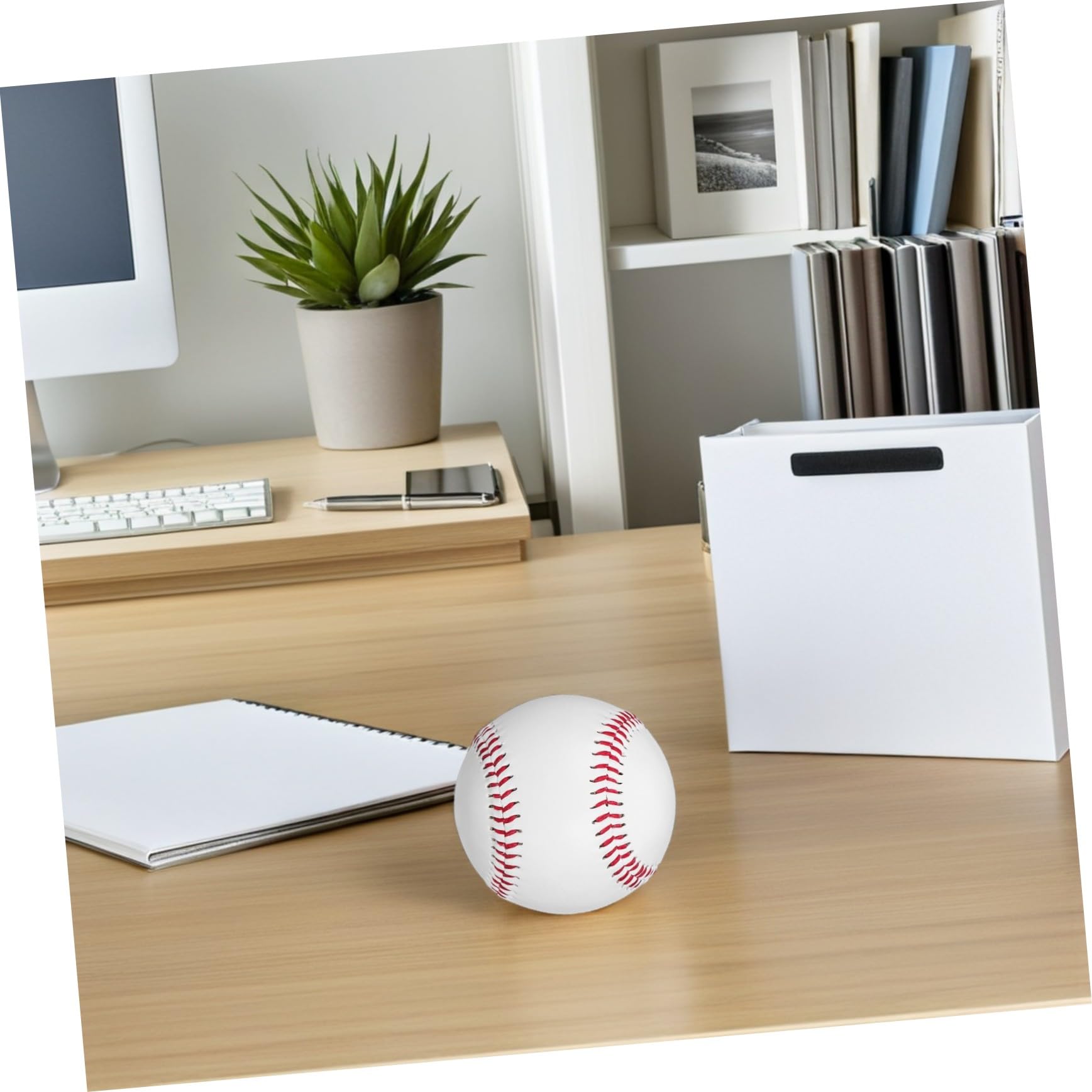 6 Piezas Unidades de de Entrenamiento de Béisbol con Alta Elasticidad y Superficie Antideslizante para Mejorar y Atrapada Resistentes Trayectoria Estable para Interior y Exterior