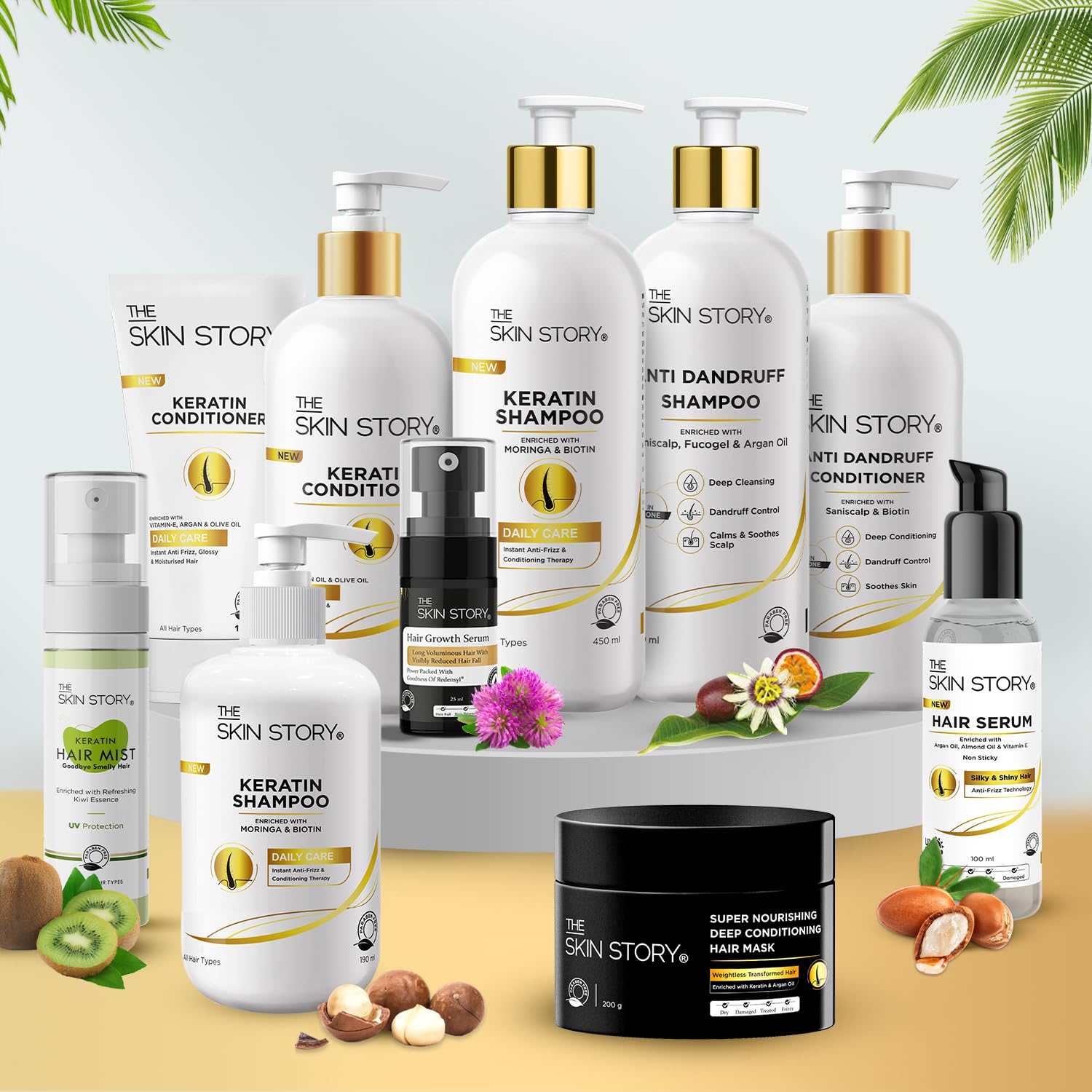 The Skin Story Colour Protection Hair Serum | For Long-Lasting Vibrant Color | Protects Coloured Hair | Nourishing Blend with Argan, Jojoba, and Olive Oils | Non-Sticky | Daily Use | 100 ml The Skin Story Colour Protection Hair Serum | For Long-Lasting Vibrant Color | Protects Coloured Hair | Nourishing Blend with Argan, Jojoba, and Olive Oils | Non-Sticky | Daily Use | 100 ml