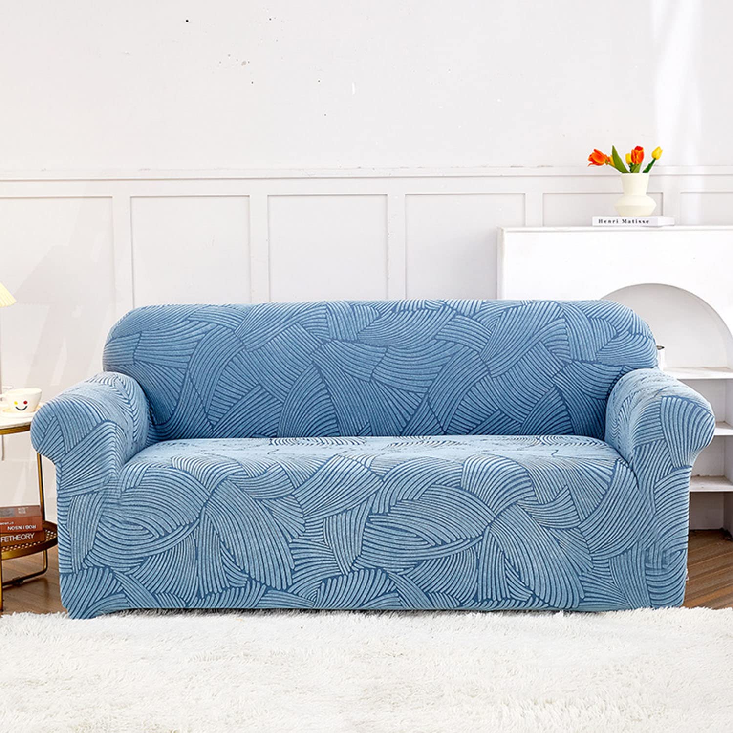 Protection de meubles pour salon housse de canapé 4 places stretch