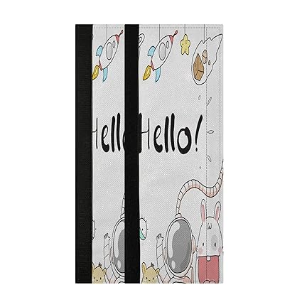 KLL 2 Pcs Hello Refrigerator Door Handle Covers, Dishwashers Grill Microwave Cabinet Door Cloth Protect Kitchen Appliance Clean