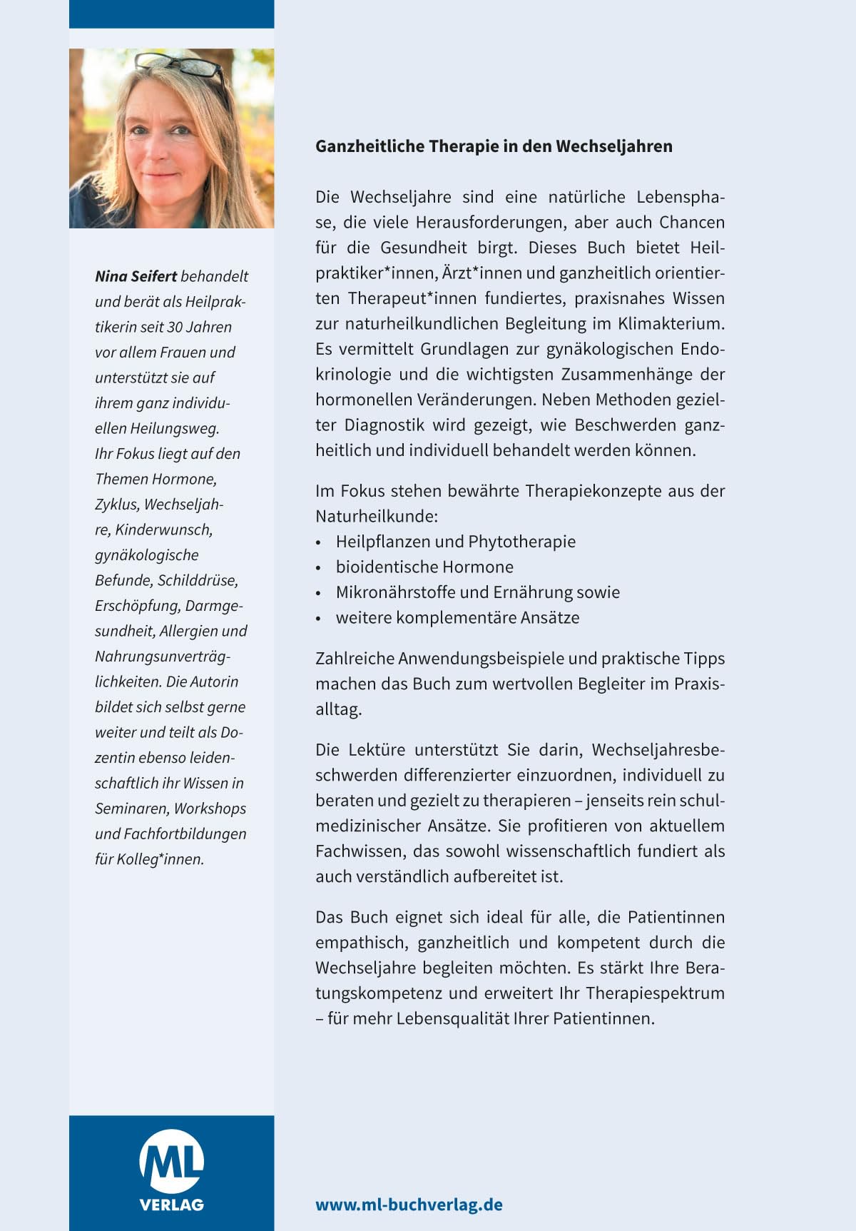 Wechseljahre verstehen und begleiten: Naturheilkundliche Behandlungskonzepte für die Praxis