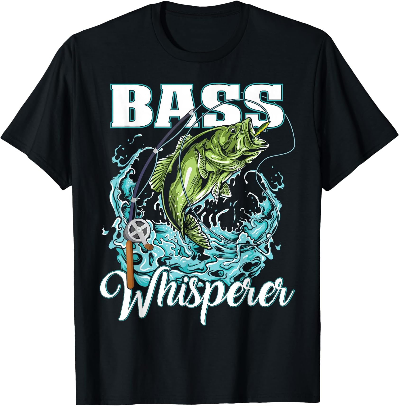 Professional Angler Bass Whisperer Fischer T-Shirt