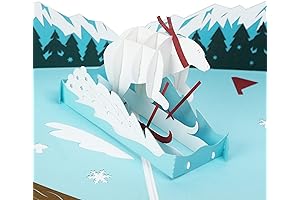 Ribbli Polar Bear Handmade 3D Pop Up Card, Unique Designs Ideal for...