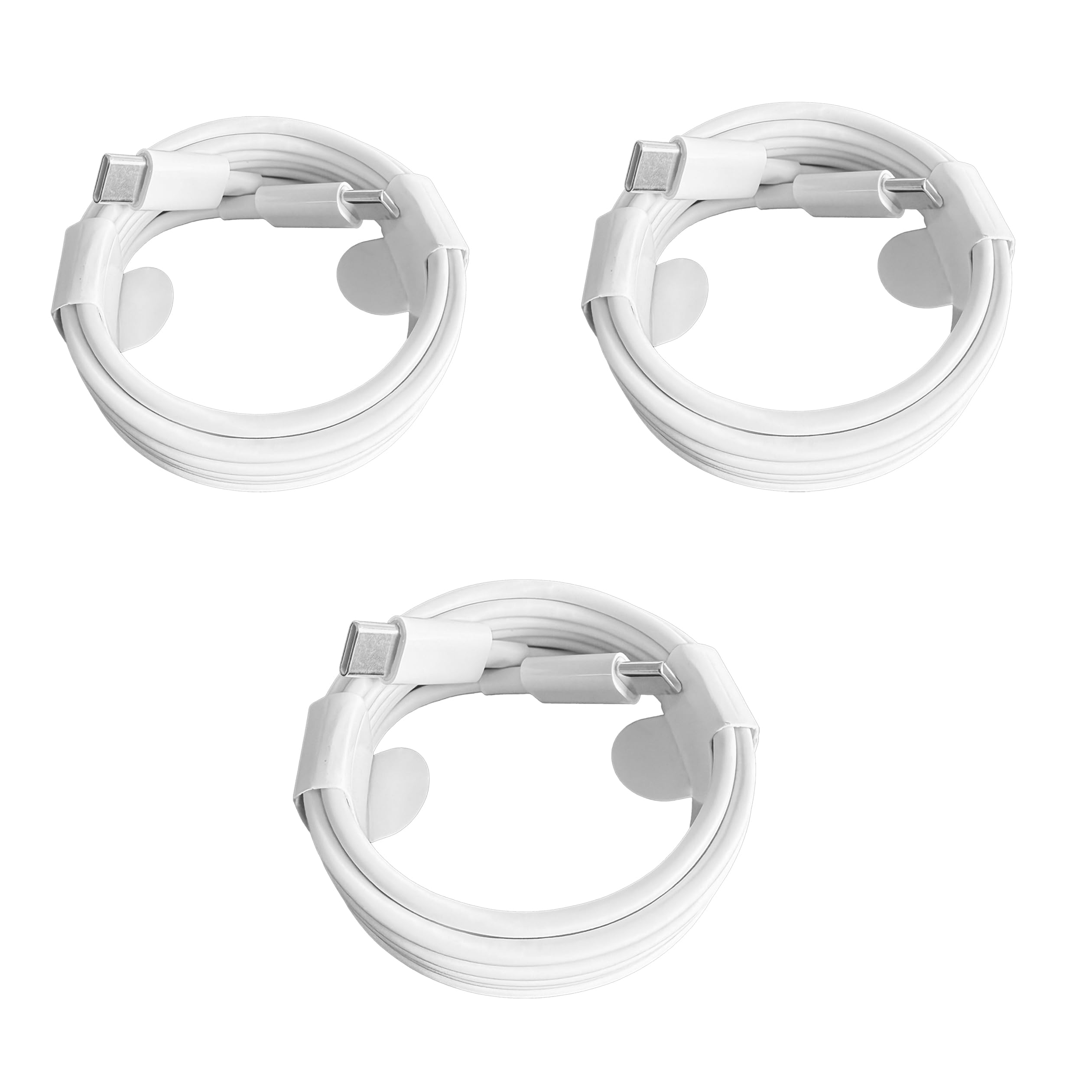 EAYALAWAS USB C to USB C Charging Cable 6ft 60W 3Pack, C to C for Charging iPhone,for iPhone16 15/16 15 Pro/16 15 Pro Max/16 15 Plus,iPad Pro, Air5