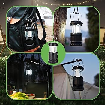 Amazon.com: Lantern Collapsible Camping Light, Battery