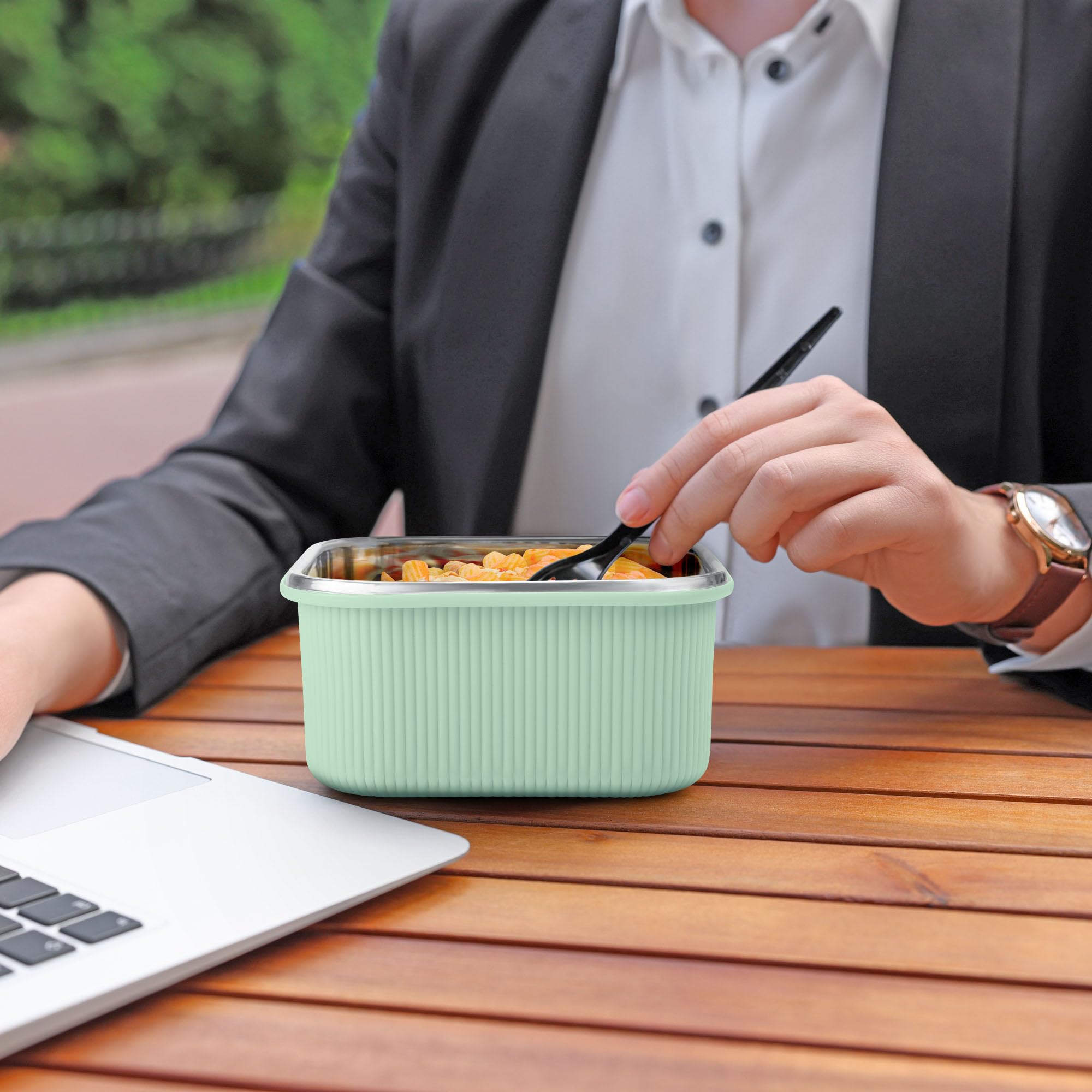 Milton Cool Touch Stainless Steel Container - Microwave Safe -7 Milton Cool Touch Stainless Steel Container - Microwave Safe -7