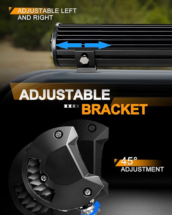 CO LIGHT 20 Inch LED Light Bar Triple Row 120W 12000LM Driving Light Spot & Flood Combo Beam with Wiring Harness for Off-Road Truck SUV ATV UTV Tractor