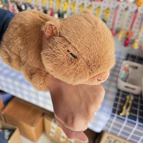 Miniatura 5 de Capybara - Lindo juguete de peluche, pulsera Kawaii Capybara de peluche, regalo para niños, niñas, adultos, San Valentín, cumpleaños, regalo (B)