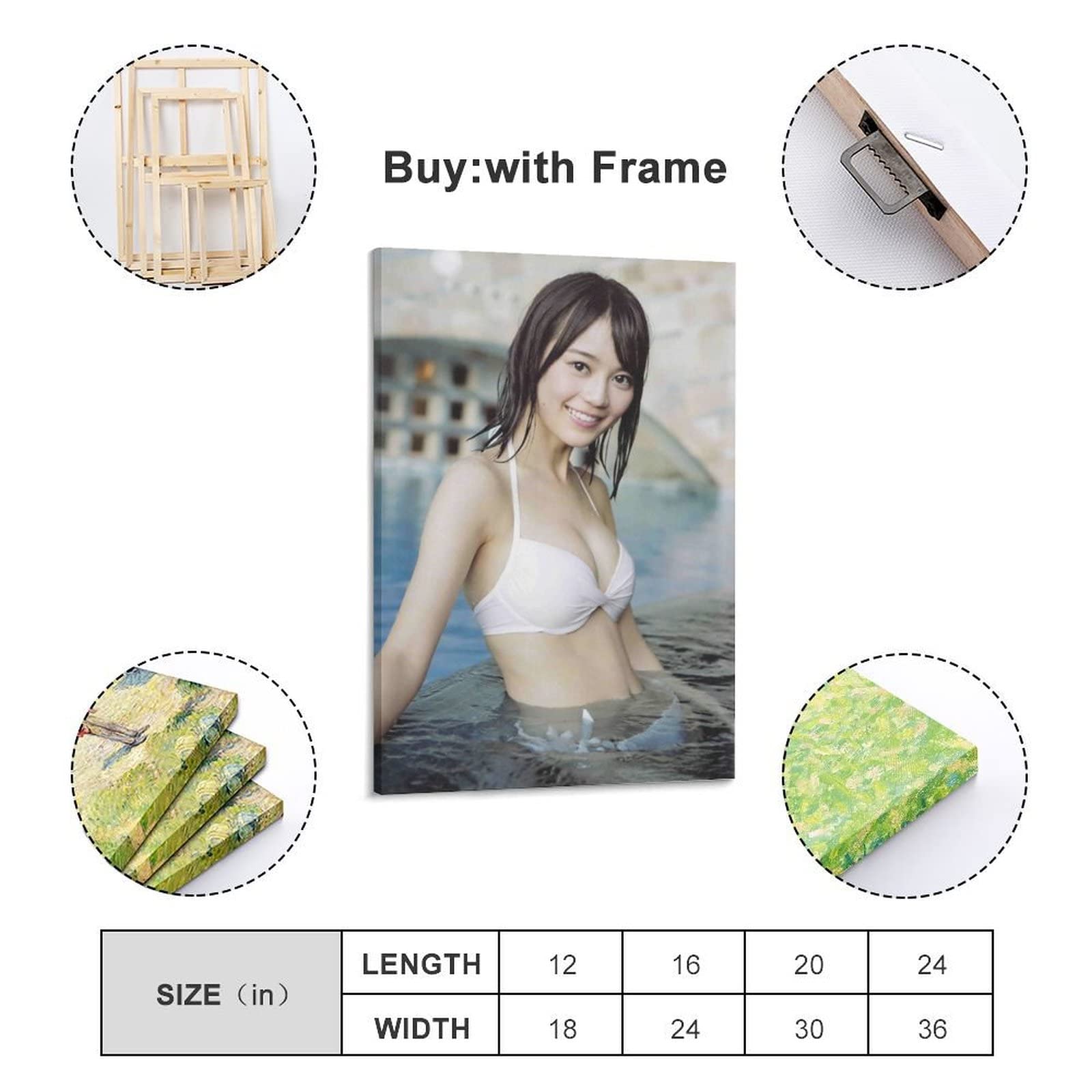 Amazon.co.jp: 生田絵梨花 乃木坂46女優写真ポスター セクシー水着清純