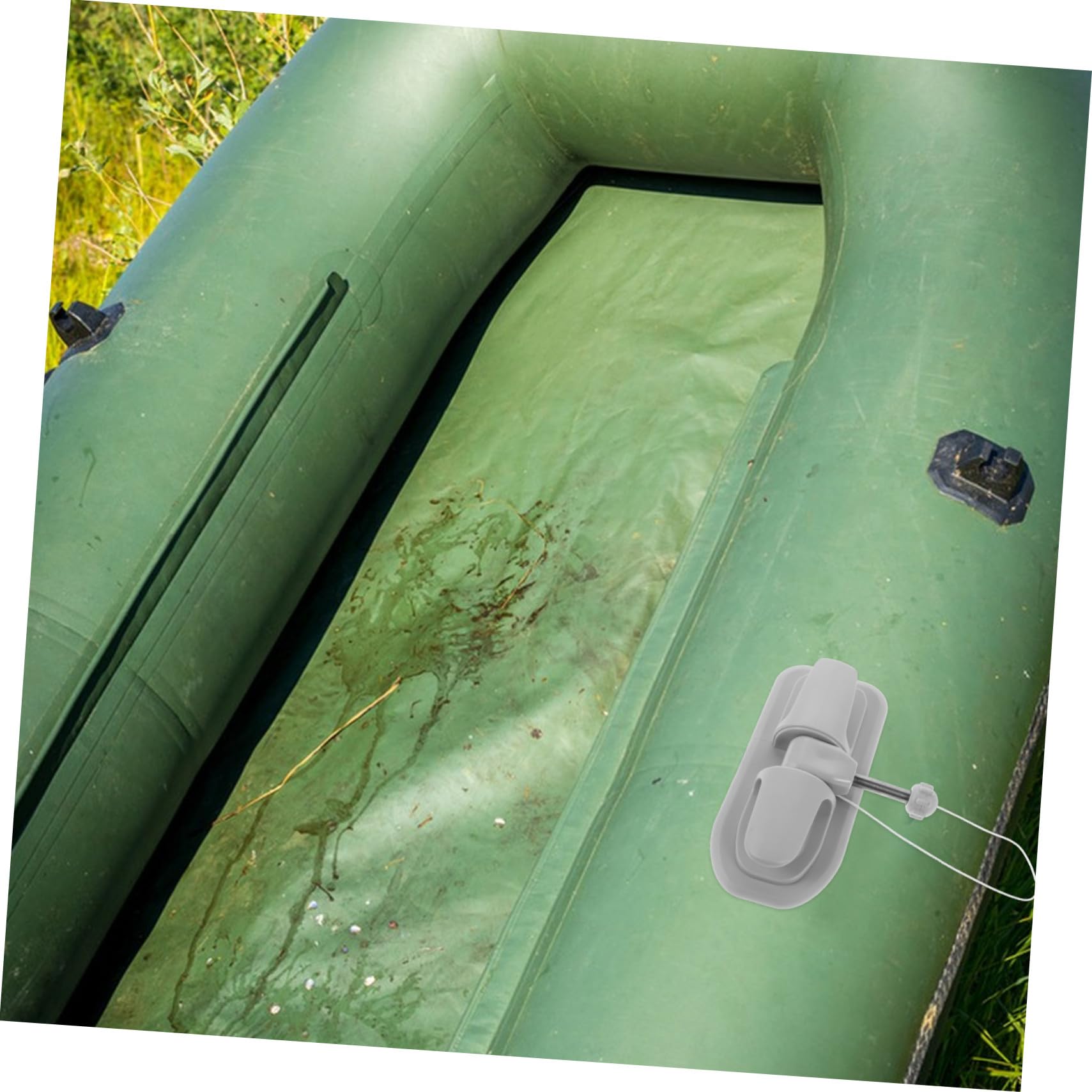 ibasenice 2 Stück Kajak Paddelhalter aus Aluminiumlegierung mit Vorgebohrten Löchern Vielseitig Kompatibel für Schlauchboote Kanus und Ruderboote Einfache Montage für Wassersport
