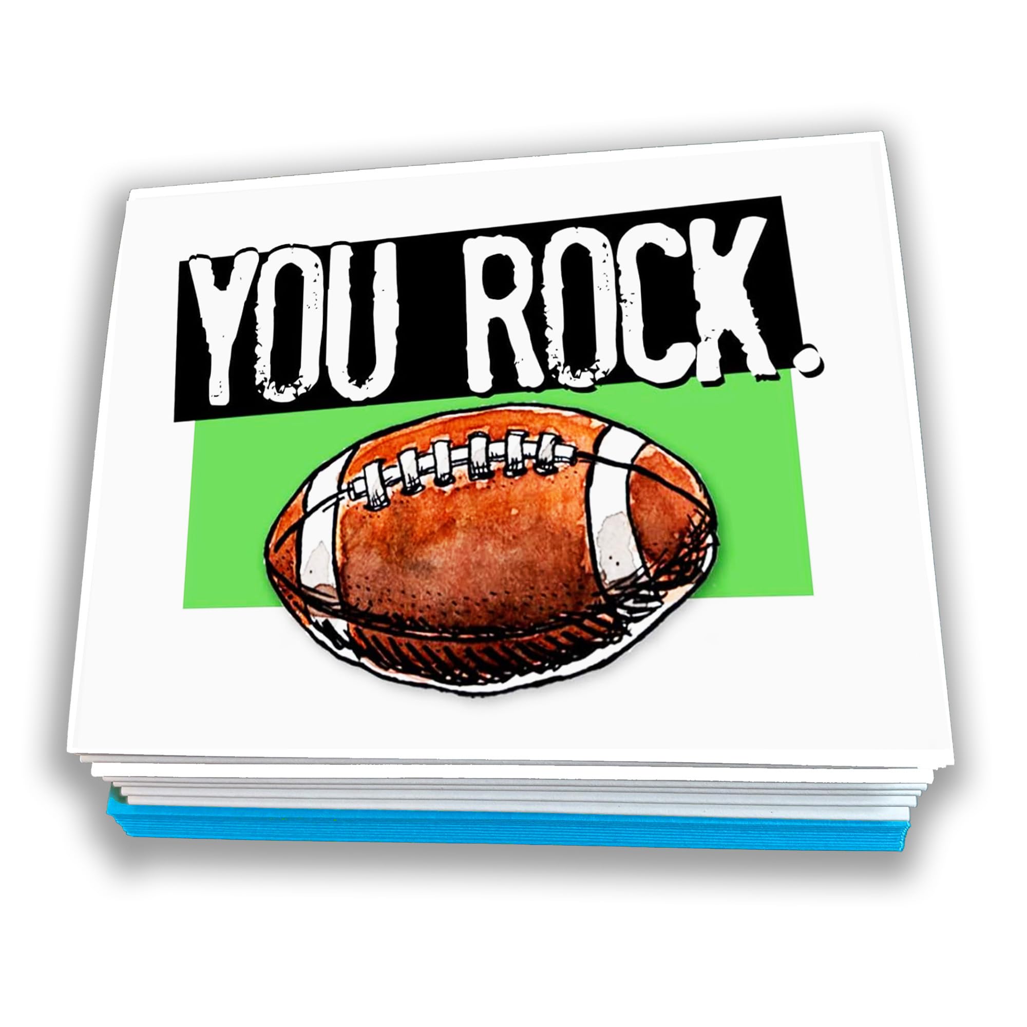 Play Strong Football You Rock Note Cards 12-Pack (4.25