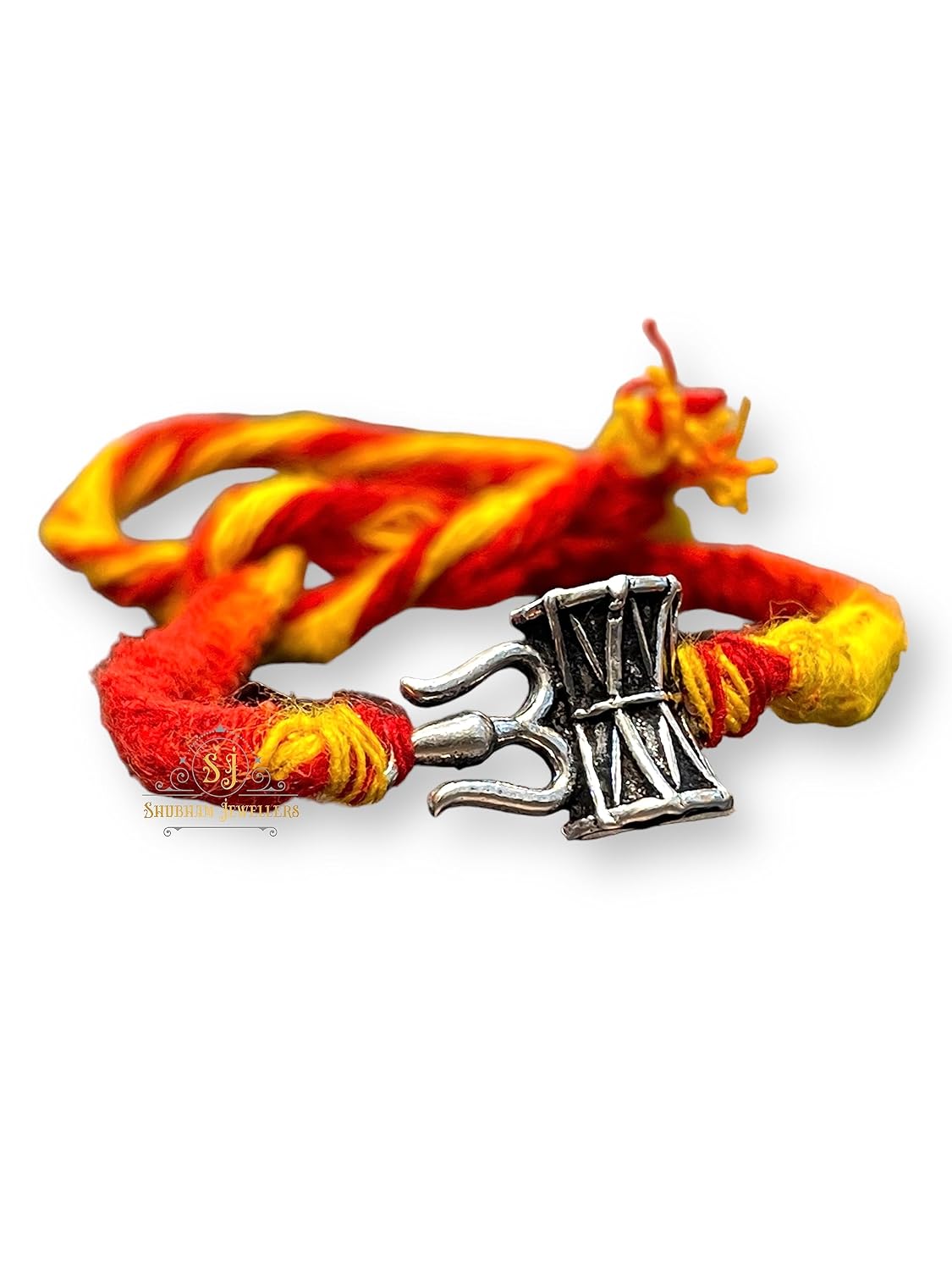 SJ SHUBHAM JEWELLERS™ 925 Sterling Silver Rakhi for brother God Rakhi Bracelet Raksha Bandhan Pure Cotton For Men, Rakhi W... - Review, Price and Buying Guide