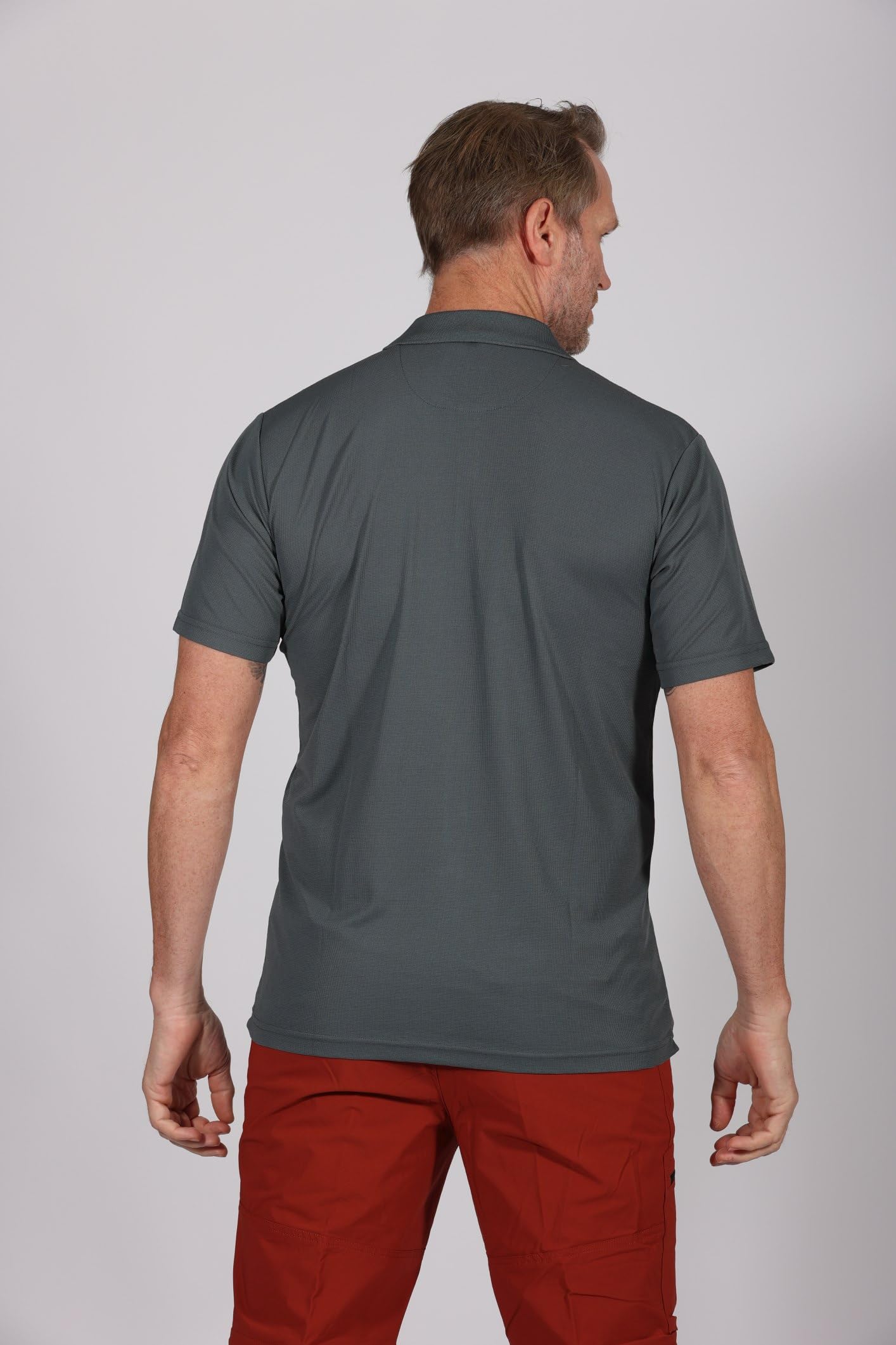 Maul Spiez Fresh 1/2 Poloshirt HELLGRAU/SCHWAR