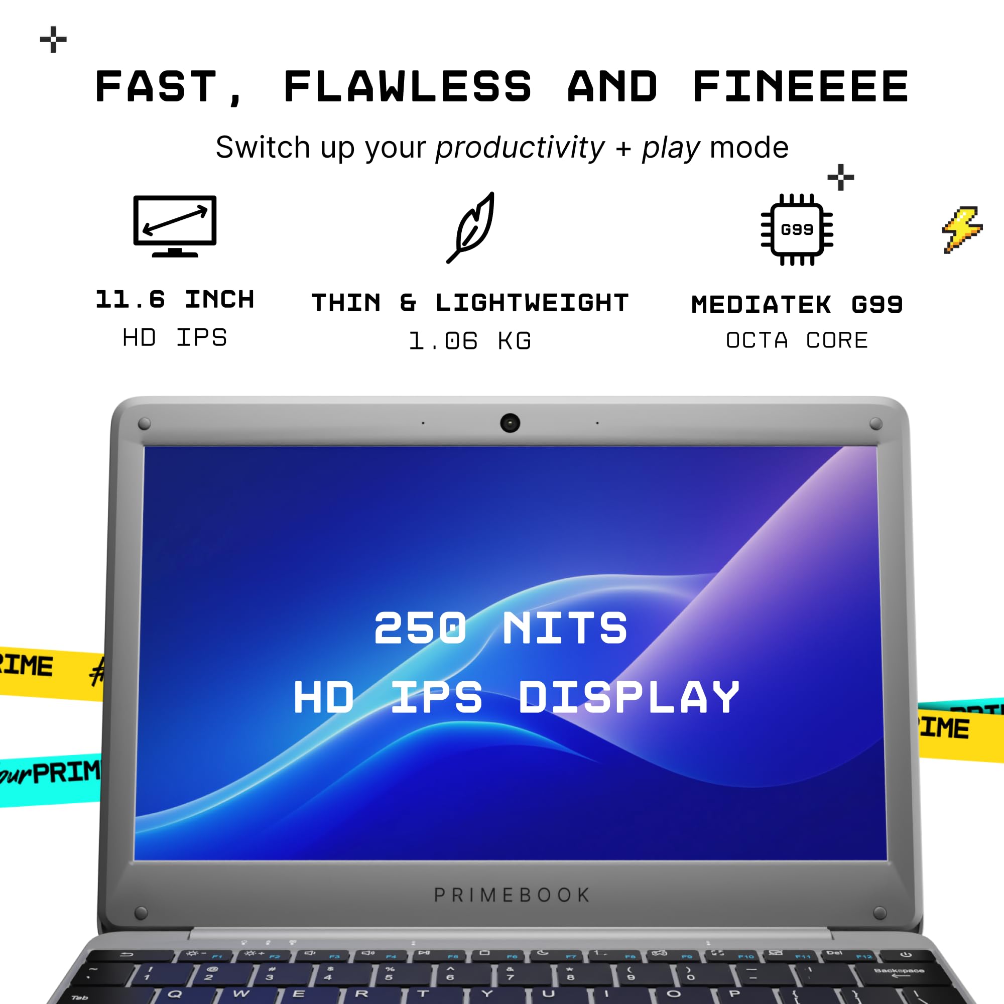 Prime notebook / Core i3 4GB HDD300GB