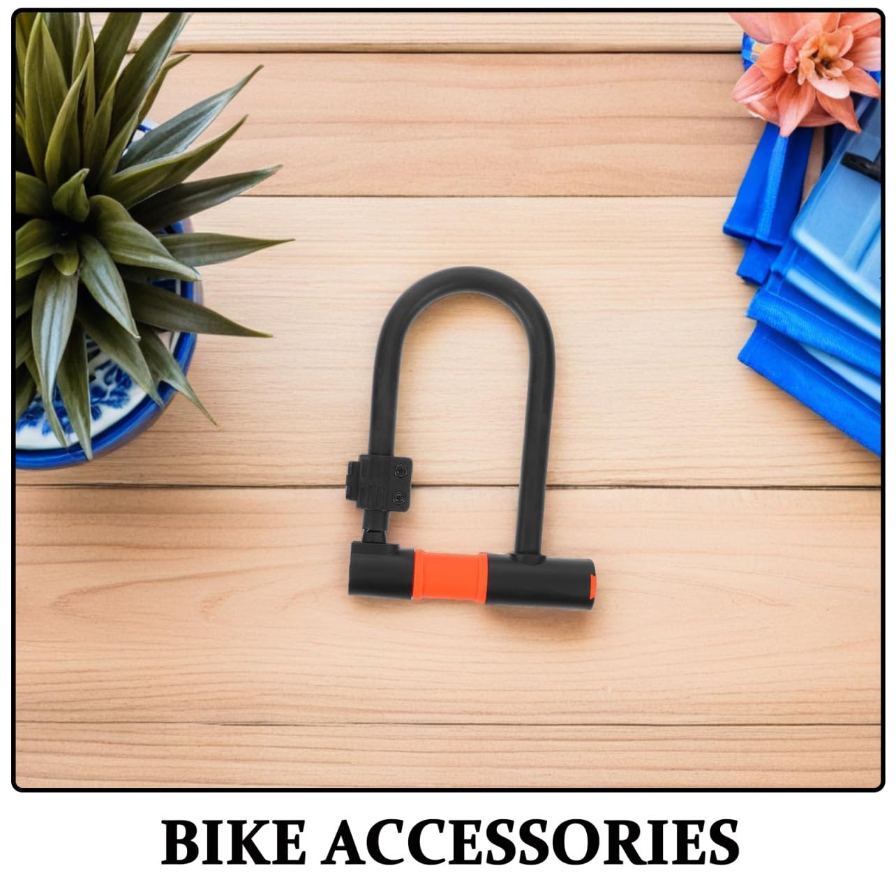 SUPVOX Lucchetto u Per Biciclette e Scooter Costruito in Acciaio Legato e Antifurto Portatile Resistente Alle Manomissioni e Adatto Per Condizioni Atmosferiche Variabili