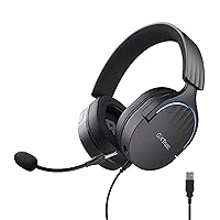 GXTrust 490 Fayzo Cuffie Gaming USB con Audio Surround 7.1, Driver 50 mm