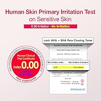 Vista 4 de coxir AHA + BHA - Tónico limpiador de poros para todo tipo de piel, purificante, AHA, BHA, cuidado diario de los poros, cuidado de la piel k Beauty