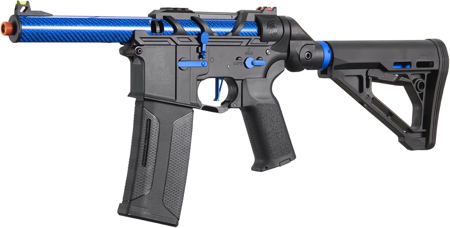 Lancer Tactical Gen 3 AirTac Battery Pack M4 AEG Lightweight CQB Airsoft Rifle Programmable ETU w/Adjustable Rear Stock (Lipo Battery & Lipo Charger Included)